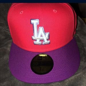LA dodgers two tone fitted 7 3/8